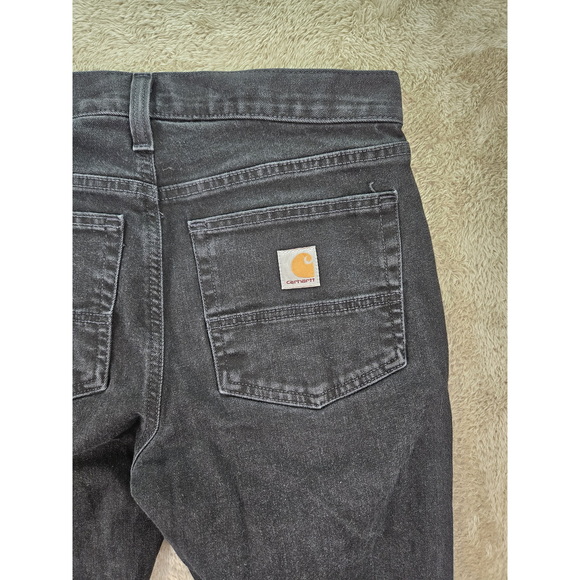 Carhartt Other - Carhartt Relaxed Fit Rugged Flex Jeans Black Denim Men's Size 31 x 30